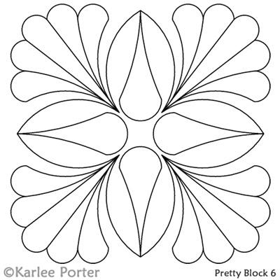 Pretty Block 6 | Karlee Porter | Computerized Quilting Designs